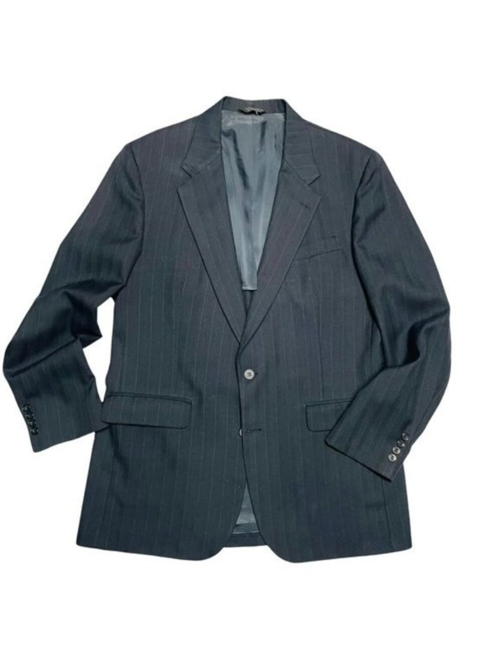 Vintage Botany 500 Navy Blue with Pinstripe Blazer Sports Coat